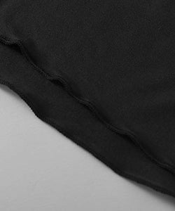 Latuza Women's Bamboo Viscose Pajama Bottoms Sleep Shorts with Pockets L Black