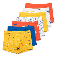 Load image into Gallery viewer, Lucky &amp; Me | Nolan Boy Boxer Brief Underwear | 100% Organic Cotton | 7-Pack

