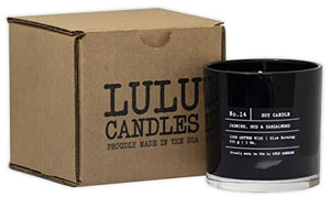 Lulu Candles | Jasmine, Oud & Sandalwood | Luxury Scented Soy Jar Candles | Hand Poured in The USA | Highly Scented & Long Lasting- 9 Oz.