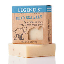 Load image into Gallery viewer, Legend’s Creek Farm, Goat Milk Soap, Moisturizing Cleansing Bar for Hands and Body, Creamy Lather and Nourishing, Gentle For Sensitive Skin, Handmade in USA, 5 Oz Bar (Dead Sea Salt O.S.)
