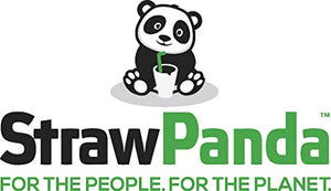 Biodegradable Plant Based Drinking Straws by StrawPanda- (250 Pack) 100% Compostable, an Eco Friendly Alternative to Plastic Straws, BPA Free