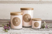 Load image into Gallery viewer, Eco Candle Co. Recycled Candle, Sanctuary, 6 oz. - 100% Soy Wax, No Lead, Kraft Paper Label &amp; Lid, Hand Poured, Phthalate Free, Made from Midwest Grown Soybeans, All Natural Wicks
