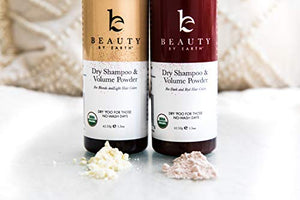 Dry Shampoo For Dark Hair - Organic Dry Shampoo Travel Size, Hair Powder Dry Shampoo for Women and Men, Volumizing Powder for Hair and Texture Powder, Hair Volume Powder for Brunette Hair