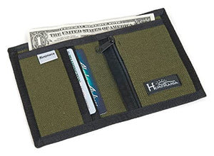 Hempmania Hemp Bi-fold Wallet – Black – One Size