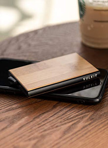 Pop Up Wallet, Slim Minimalist Credit Card Holder For Men and Women RFID Blocking Mini Metal Case