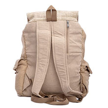 Load image into Gallery viewer, Large Hemp Backpack - Eco Friendly Unisex Rustic Bag Durable by Freakmandu
