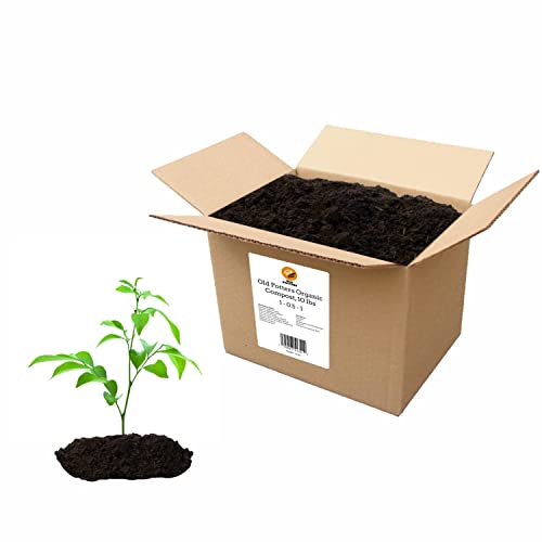 Old Potters Organic Compost 10 lbs - Plant Based Potting Soil - Home, Garden Organic Fertilizer - Complete Food for Plants - Boosts Plant Growth - Use for Indoor and Outdoor Farming (10 LBS)