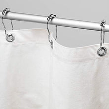 Load image into Gallery viewer, Bean Products Organic Cotton Stall Shower Curtain (White), [36&quot; x 74&quot;] | All Natural Materials - Made in USA | Works with Tub, Bath and Stall Showers
