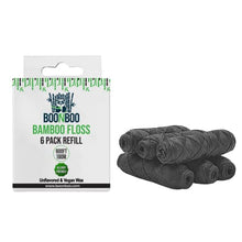 Load image into Gallery viewer, Boonboo Dental Floss Refill | Bamboo Woven Fiber | 6pcs of 100FT/30M - Total 600FT/180M | Sustainable &amp; Biodegradable (Unflavored)
