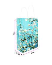 Load image into Gallery viewer, 12 Eco-friendly Recyclable and Easily Biodegradable Gift Paper Bags,（9*6.7*3.15in） World Famous Painting Pattern Gift bags,Paper Bag with Handle， Suitable for Children&#39;s Birthday, Wedding, Crafts, Party Supplies.
