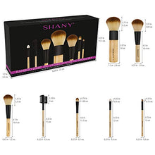 Load image into Gallery viewer, SHANY Bamboo Makeup Brush Set - Vegan Brushes With Premium Synthetic Hair &amp; Cotton Pouch - 7pc
