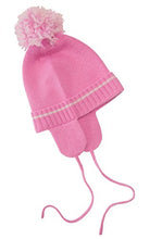Load image into Gallery viewer, Gia John Cashmere Baby Girl Cashmere Pom Pom Hat Pink
