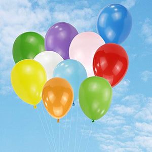 100 PCS 12 Inches Large Big Round Assorted Different Color Biodegradable Latex Balloons Bulk Helium Gas or Air Inflated Inflatable for Kids Birthday Party Celebrations Decorations Supplies Favors