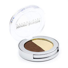Load image into Gallery viewer, Lauren Brooke Cosmetiques Pressed Eyeshadow Duo, Natural, Organic Makeup (Chestnut/Vanilla Creme)
