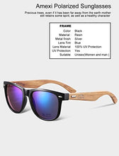 Load image into Gallery viewer, AMEXI Wooden Polarized Sunglasses for Men and Women, Fashion Handmade Bamboo Sunglasses with UV Protection (Green)
