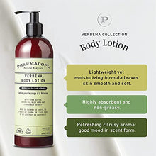 Load image into Gallery viewer, Pharmacopia Verbena Body Lotion – Hydrating Aromatherapy Cream with Natural Plant Based &amp; Organic Ingredients – Vegan, Cruelty Free, No Parabens or Sulfates, 16oz
