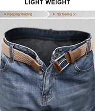 Load image into Gallery viewer, Stretch Belt Men,BULLIANT Mens Woven Braided Web Belt 1 3/8 for Golf Casual Pants Shirts Jeans

