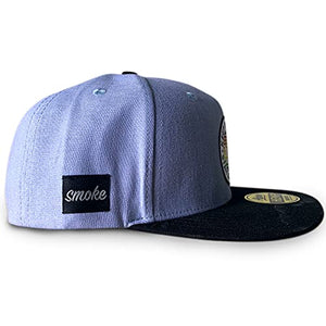GROWGREENMI Snapback Hat Keep Blazing, Stay Amazing - Made from Hemp, One Size Fits All Gray