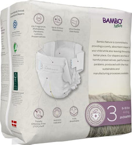 Bambo Nature Premium Baby Diapers (SIZES 1 TO 6 AVAILABLE), Size 3, 174 Count