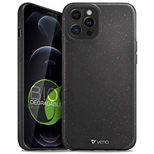 Load image into Gallery viewer, VENA ECO Biodegradable Case Compatible with Apple iPhone 12 Pro Max (6.7&quot;-inch), (Biodegradable TPU, Drop Proof) Eco-Friendly Slim Protective Case Cover - Black
