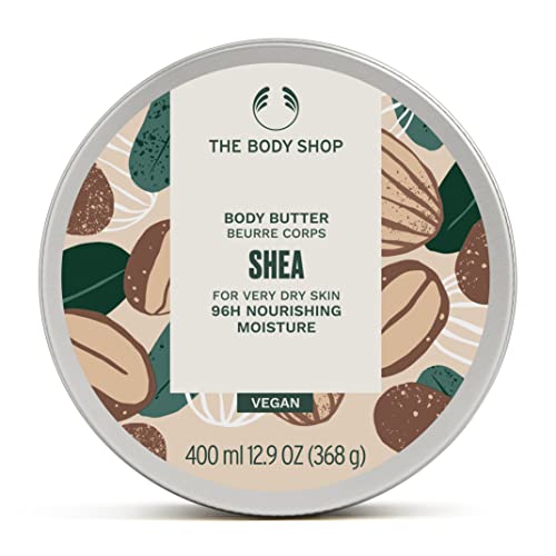 The Body Shop Shea Body Butter – Hydrating & Moisturizing Skincare for Very Dry Skin – Vegan – 1.62 oz
