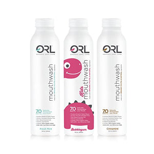 ORL Natural & Organic Mouthwash Uniquely Formulated to Clean Your Mouth Whiten Your Teeth Strengthen Tooth Enamel