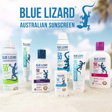 Load image into Gallery viewer, BLUE LIZARD Sensitive Mineral Sunscreen with Zinc Oxide, SPF 50+, Water Resistant, UVA/UVB Protection with Smart Bottle Technology - Fragrance Free, 5 oz
