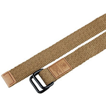 Load image into Gallery viewer, moonsix Canvas Web Belts for Men, Military Style D-ring Buckle Men&#39;s Belt, Khaki 2
