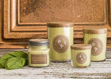 Load image into Gallery viewer, Eco Candle Co. Recycled Candle, Sanctuary, 6 oz. - 100% Soy Wax, No Lead, Kraft Paper Label &amp; Lid, Hand Poured, Phthalate Free, Made from Midwest Grown Soybeans, All Natural Wicks
