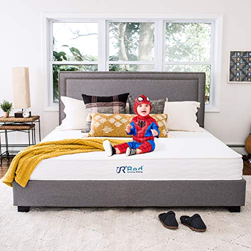 Sunrising Bedding 8” Natural Latex King Mattress, Individually Encased Pocket Coil, Firm, Supportive, Naturally Cooling, Organic Mattress, 120-Night Free Trial, 20-Year Warranty