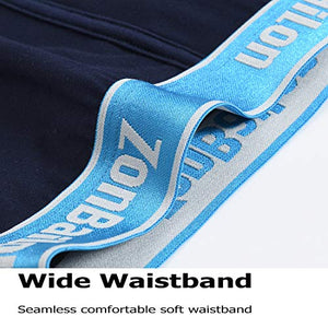 Zonbailon 6-Pack Mens Breathable Comfort underwear, Bamboo Boxer Briefs 2xl