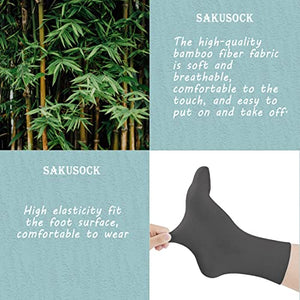 Women Thin Socks Bamboo Ankle Silky Quarter Anti Odor Casual Summer Socks 6 Pairs (Assorted 4, US Size 3-7)