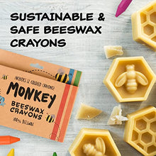 Load image into Gallery viewer, [2 Pack] Natural Beeswax Crayons for Toddlers and Kids - Kid Friendly Crayons Made With 100% Pure Beeswax - 12 Vibrant Colors in Each Set for Your Child&#39;s Coloring Delight - Crayon Sharpener Included
